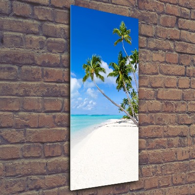 Staand plexiglas foto Tropisch strand
