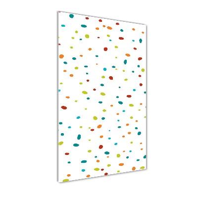 Staand foto in plexiglas Kleurrijke stippen