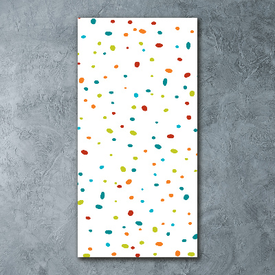 Staand foto in plexiglas Kleurrijke stippen