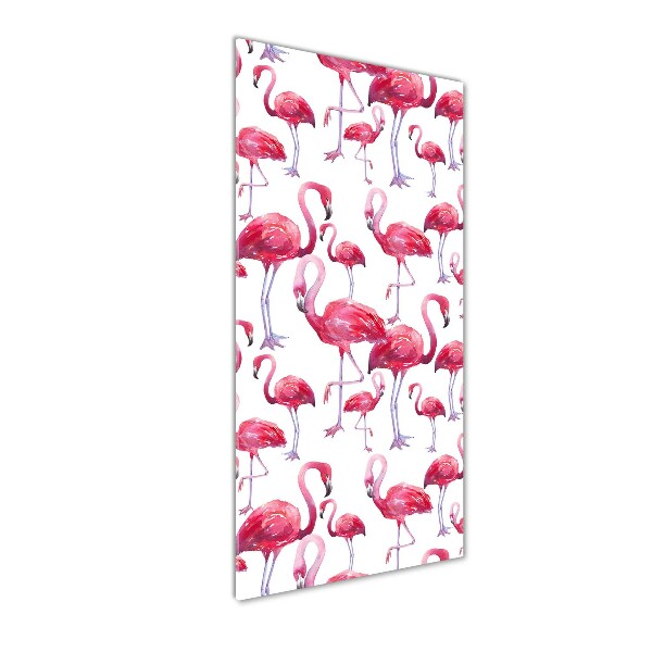 Staand plexiglas foto Flamingo's