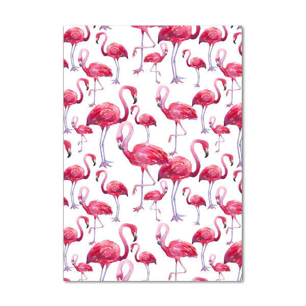Staand plexiglas foto Flamingo's