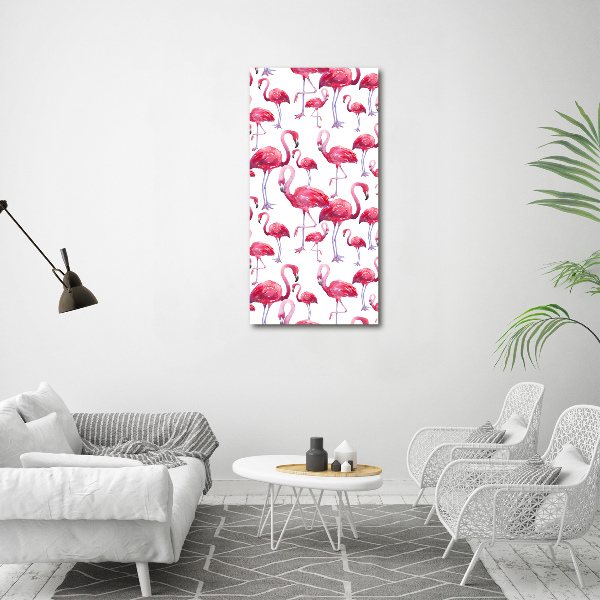 Staand plexiglas foto Flamingo's