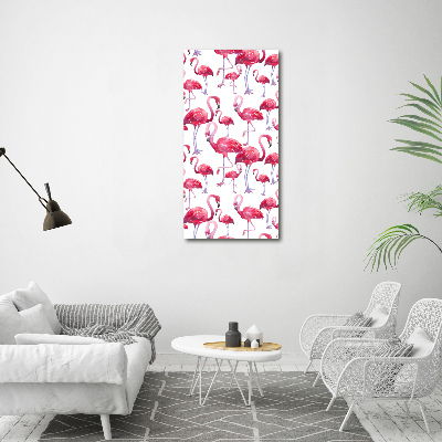 Staand plexiglas foto Flamingo's