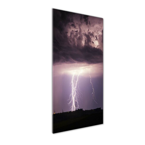 Staand plexiglas foto Onweer