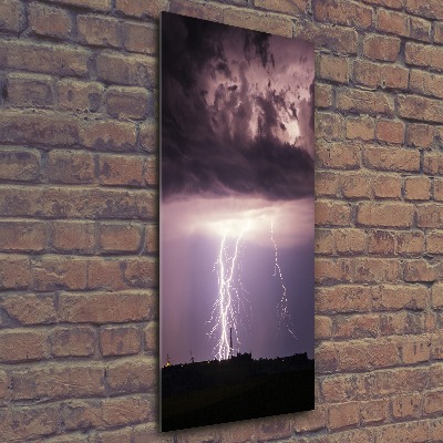 Staand plexiglas foto Onweer