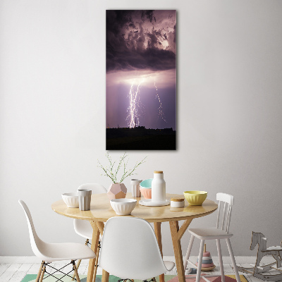 Staand plexiglas foto Onweer