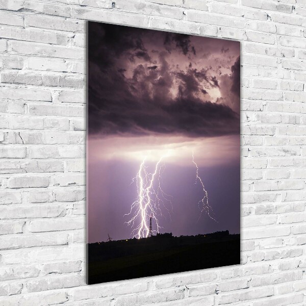 Staand plexiglas foto Onweer