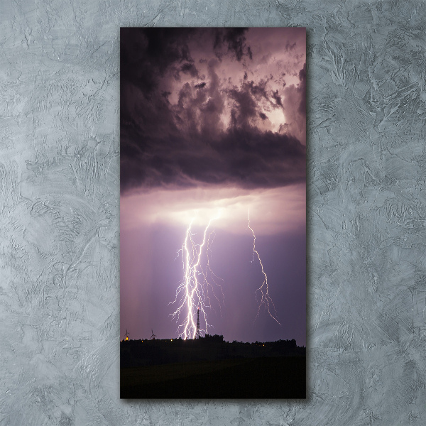 Staand plexiglas foto Onweer