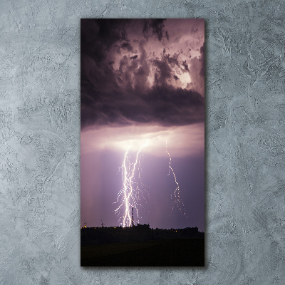 Staand plexiglas foto Onweer