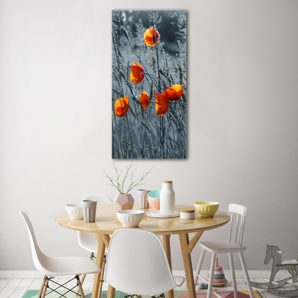 Staand foto op plexiglas Klaprozen