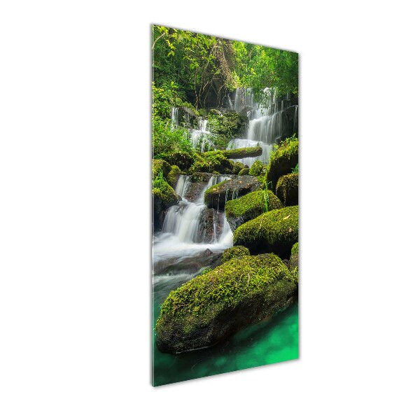 Staand foto plexiglas Waterval in de jungle