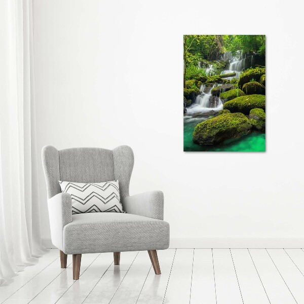 Staand foto plexiglas Waterval in de jungle