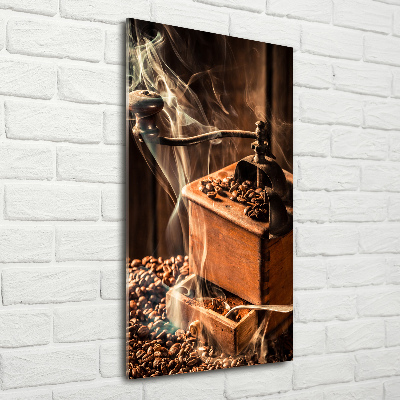 Staand foto in plexiglas Koffiebonen