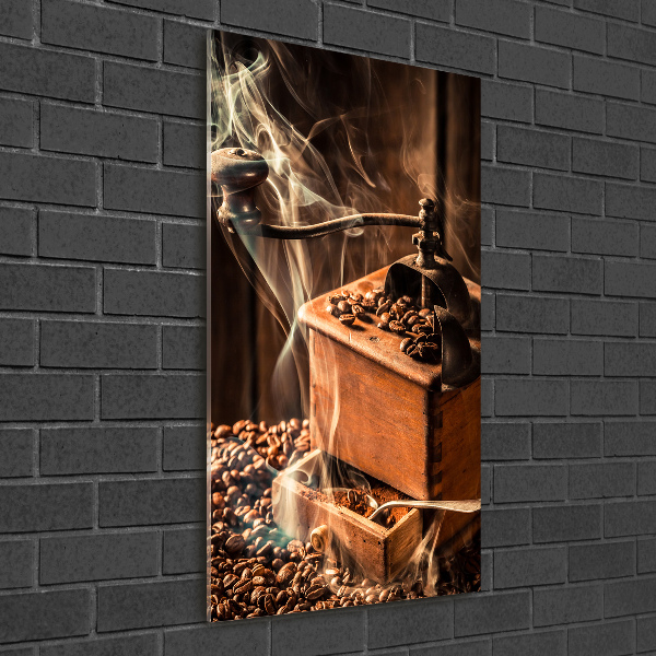 Staand foto in plexiglas Koffiebonen