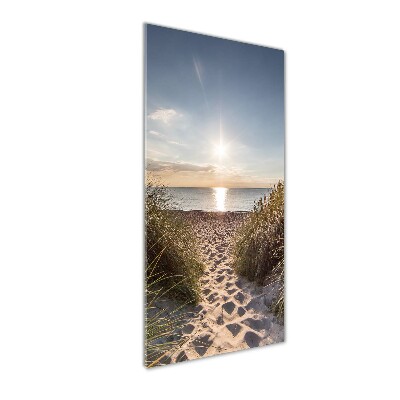 Staand plexiglas foto duinen aan zee