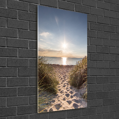 Staand plexiglas foto duinen aan zee