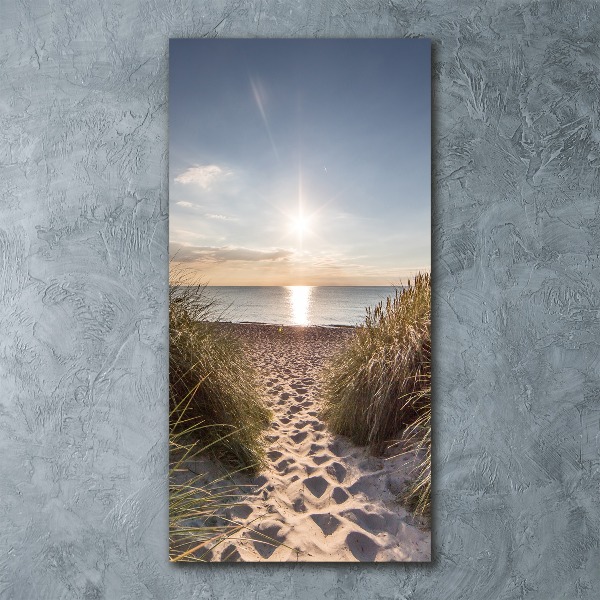Staand plexiglas foto duinen aan zee