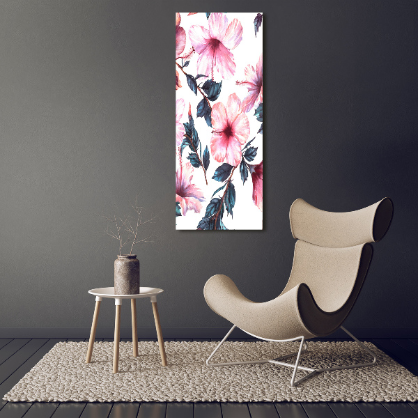 Staand plexiglas foto Hibiscus
