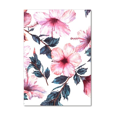 Staand plexiglas foto Hibiscus