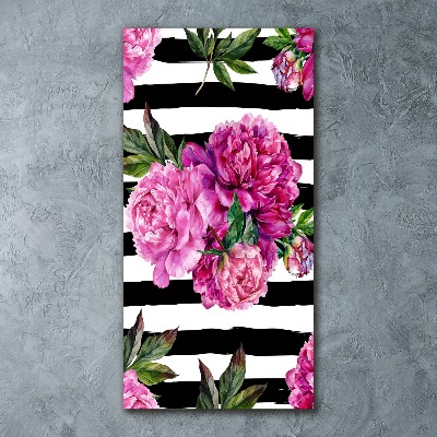 Staand foto op plexiglas Pioenrozen