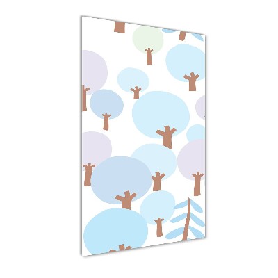 Staand plexiglas foto Bomen