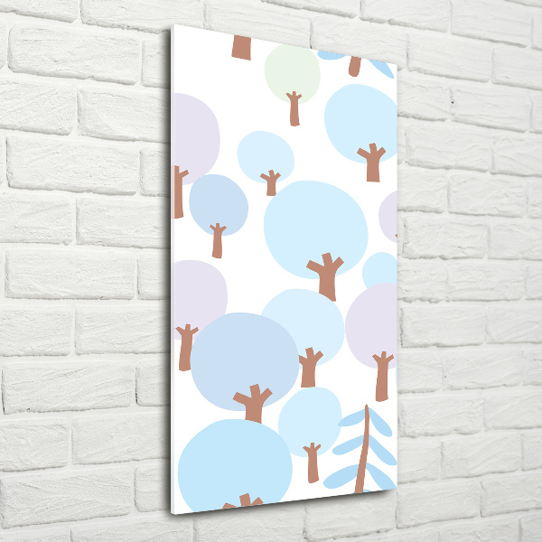 Staand plexiglas foto Bomen