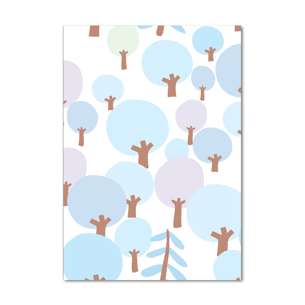 Staand plexiglas foto Bomen