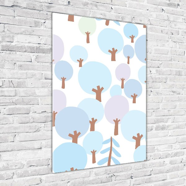 Staand plexiglas foto Bomen