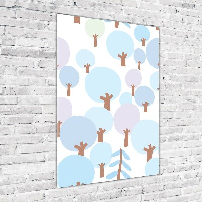 Staand plexiglas foto Bomen