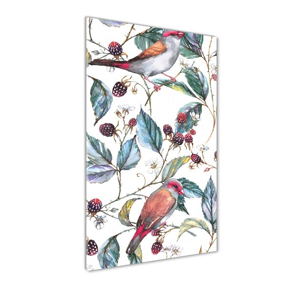 Staand foto in plexiglas Vogels en bramen