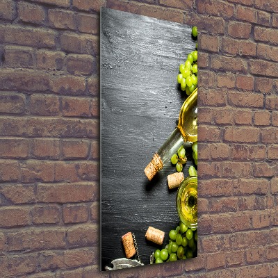 Staand plexiglas foto Druiven en wijn