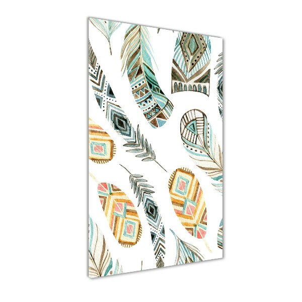 Staand foto op plexiglas Etnische veren