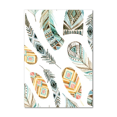 Staand foto op plexiglas Etnische veren