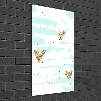 Staand foto plexiglas Harten en stippen