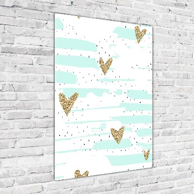 Staand foto plexiglas Harten en stippen