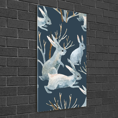 Staand foto op plexiglas Konijnen