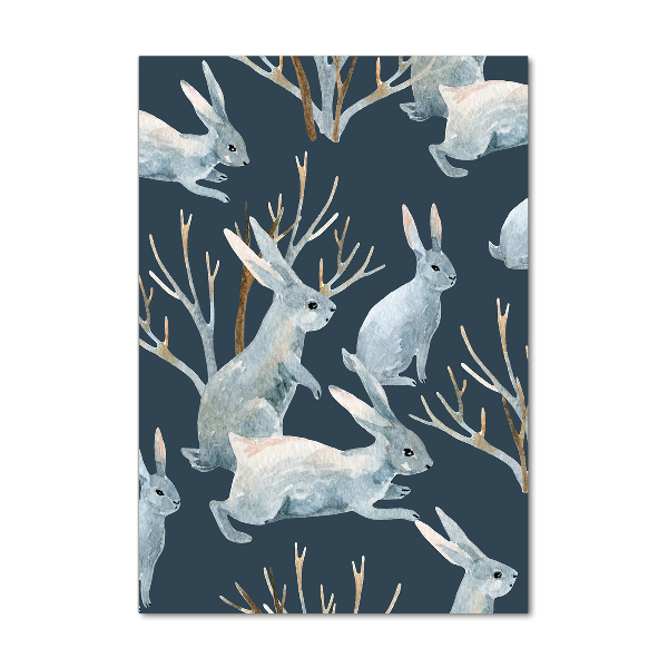 Staand foto op plexiglas Konijnen