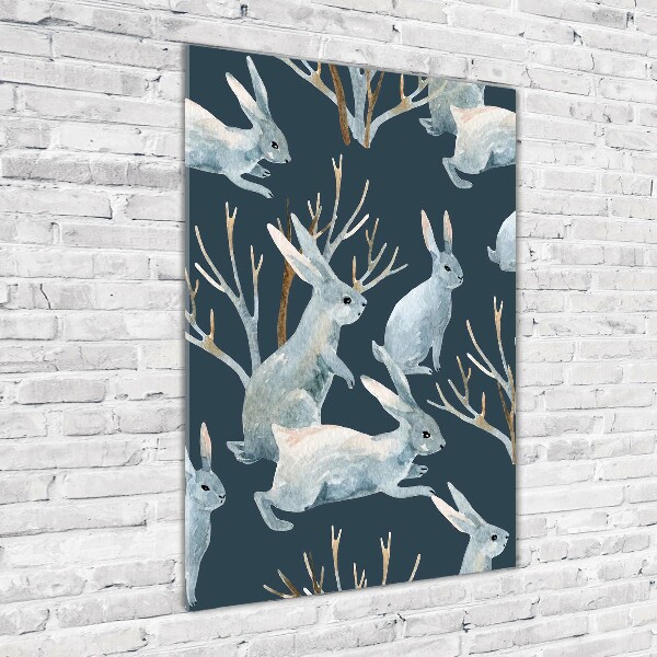 Staand foto op plexiglas Konijnen