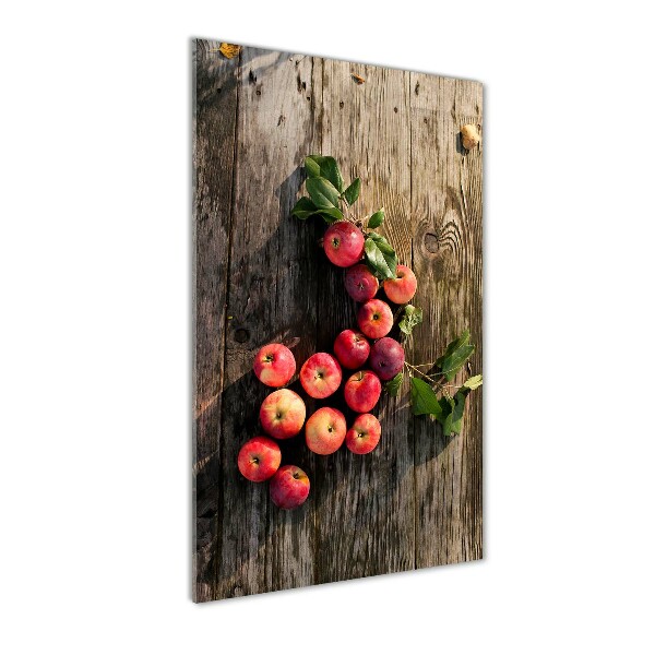 Staand foto plexiglas Appels op tafel