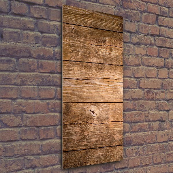 Staand foto op plexiglas Houten achtergrond