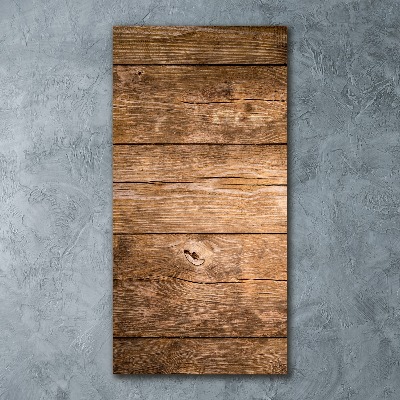 Staand foto op plexiglas Houten achtergrond