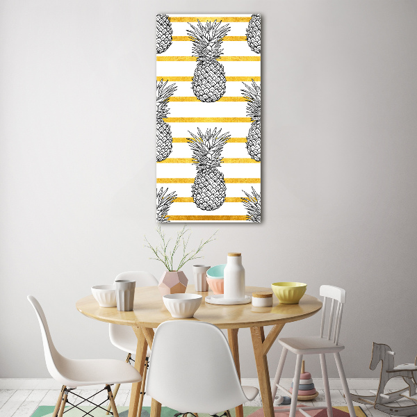 Staand foto op plexiglas Ananasreepjes