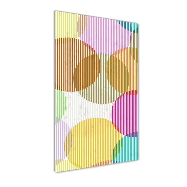 Staand plexiglas foto Gekleurde cirkels