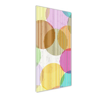 Staand plexiglas foto Gekleurde cirkels