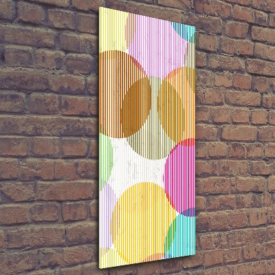 Staand plexiglas foto Gekleurde cirkels