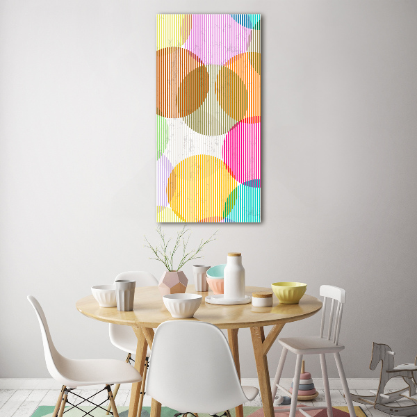 Staand plexiglas foto Gekleurde cirkels