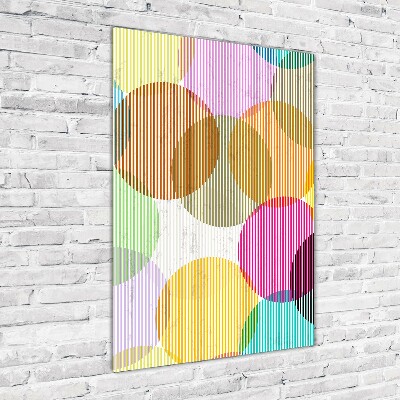 Staand plexiglas foto Gekleurde cirkels