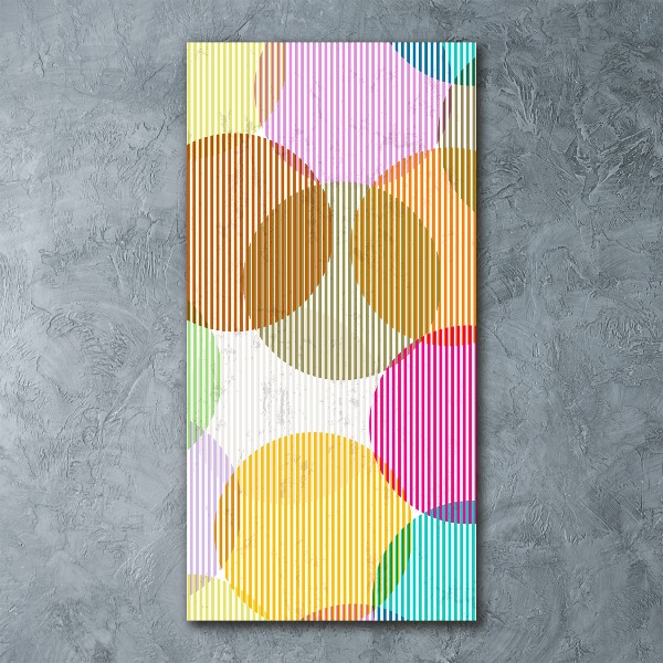 Staand plexiglas foto Gekleurde cirkels