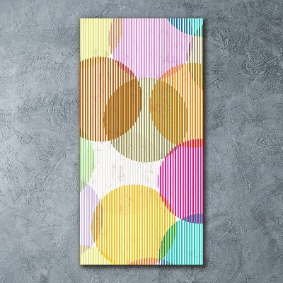 Staand plexiglas foto Gekleurde cirkels