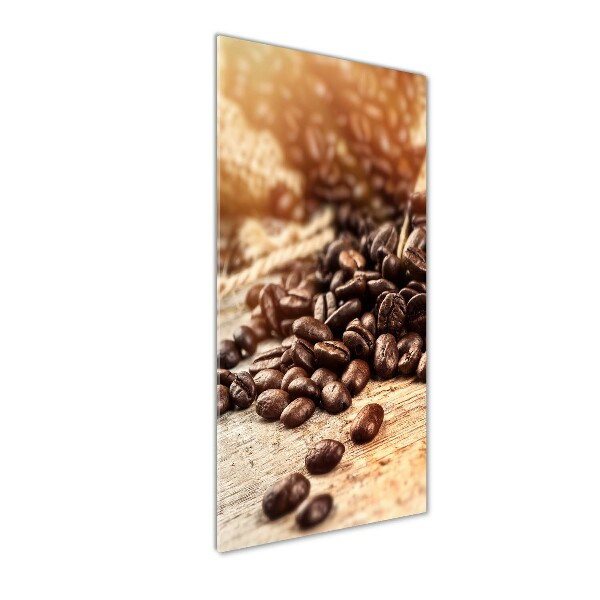 Staand foto in plexiglas Koffiebonen